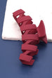 MATTE JUMBO WAIVY NON SLIP HAIR CLAW CLIP | 40H389