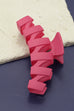 MATTE JUMBO WAIVY NON SLIP HAIR CLAW CLIP | 40H389