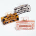 Hollow Rectangular Tortoise Acetate Hair Claw Clip | 40H395