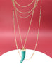 5 LAYER HORN PENDANT NECKLACE | 47N19471