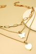 TRIO LAYER SHELL CHARM NECKLACE | 31N21247