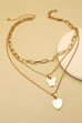 TRIO LAYER SHELL CHARM NECKLACE | 31N21247