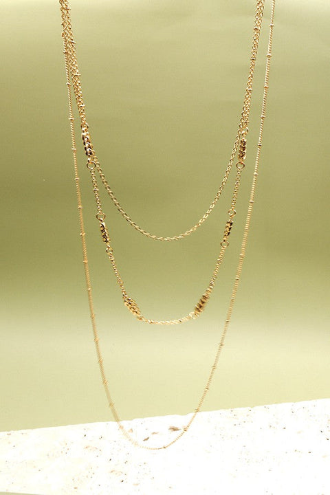 LONG TRIO ARROW LAYER NECKLACE | 47N19446