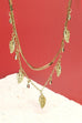 LEAF CHARM MULTILAYER NECKLACE | 47N19466