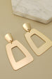 RECTANGLE MATTE  DROP EARRINGS | 31E21564