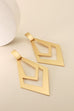 DOUBLE DIAMOND SHAPE DROP EARRINGS | 31E21556