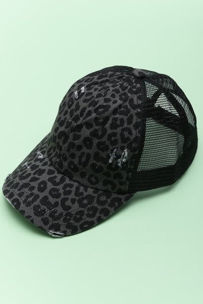 PREMIUM DISTRESS MESH BACK BASEBALL CAP | 40HW700 – JOSSLYN