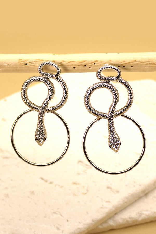 SNAKE STUD EARRINGS | 26E94511