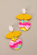 COLORFUL DROP POLYMER EARRINGS | 40E209