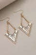 AZTEC TRIANGLE BOHO DROP EARRINGS | 31E22118