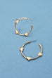 HEART STATION HOOP EARRINGS | 31E22105