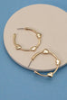 HEART STATION HOOP EARRINGS | 31E22105