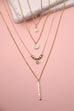 MULTI LAYER CHAM NECKLACE | 51N2021108