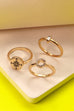 COMPASS RHINESTONE CIRCLE RING SET | 31R22026