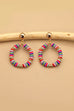 CIRCLE DICS BEADS DROP EARRINGS | 71E22672