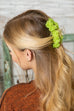 OVER SIZED ARTISTIC FLORAL HAIR CLAW CLIP | 40H454