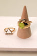 SMILE TRIANGLE LEAF RING SET | 31R22024