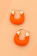 IRREGULAR U SHAPE HOOP EARRINGS | 31E22303