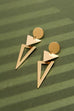 DOUBLE TRIANGLE DROP GEO EARRINGS | 31E22310