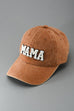 WASHED SHERPA MAMA BASEBALL CAP 40HW701