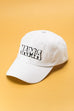 WASHED SHERPA MAMA BASEBALL CAP 40HW701