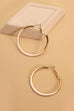 DOUBLESIDED EPOXY HOOP EARRINGS | 31VE190978