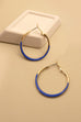 DOUBLESIDED EPOXY HOOP EARRINGS | 31VE190978