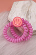 SMILEY PONY TAIL COIL SET OF 2 | 40PT301