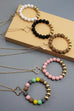 STYLISH CLAY BEAD PENDANT LONG NECKLACE | 51N208131