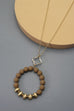 STYLISH CLAY BEAD PENDANT LONG NECKLACE | 51N208131