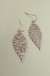 LEAF SHAPE RHINSTONE EARRINGS | 52E2082221