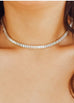 BAGUETTE STONE TENNIS NECKLACE | 40NK9660
