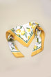 LEMON SILKY FEEL BANDANA SCARF | 40SC613 LEMON