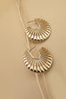 TRENDY FAN HOOP EARRINGS | 52E2090540