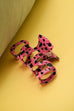 ANIMAL PRINT SHINY ACETATE HAIR CLAW CLIPS | 40H517