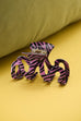 ANIMAL PRINT SHINY ACETATE HAIR CLAW CLIPS | 40H517