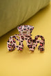 ANIMAL PRINT SHINY ACETATE HAIR CLAW CLIPS | 40H517