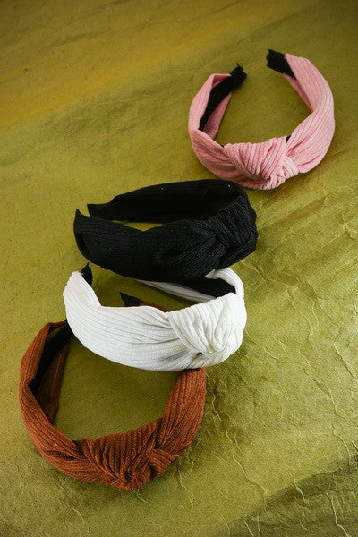 KNOTTED CORDUROY HEADBAND | 40HB107