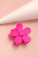 OVERSIZE MATTE FLOWER HAIR CLAW CLIPS | 40H459