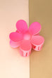 OVERSIZE MATTE FLOWER HAIR CLAW CLIPS | 40H459