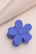 OVERSIZE MATTE FLOWER HAIR CLAW CLIPS | 40H459