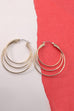 TRIPLE WIRE HOOP EARRINGS | 10E2110852