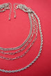 MULTI SILVER CHAIN NECKLACE | 10N2110804