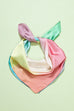 OMBRE COLOR PRINT SILKY FEELING BANDANA SCARF | 21SC389