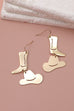 WESTERN BOOT HAT DROP EARRINGS | 31E23260