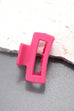 MATTE RECTANGLE MINI CUTOUT HAIR CLAW CLIPS | 40H556