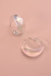 IRIDESCENT WIDE ROUND HOOP EARRINGS | 10E2120546