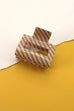 RESIN STRIPE HAIR CLAW CLIPS | 40H565