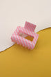 RESIN STRIPE HAIR CLAW CLIPS | 40H565