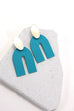 COLOR WOOD U DROP EARRINGS | 10E3011809